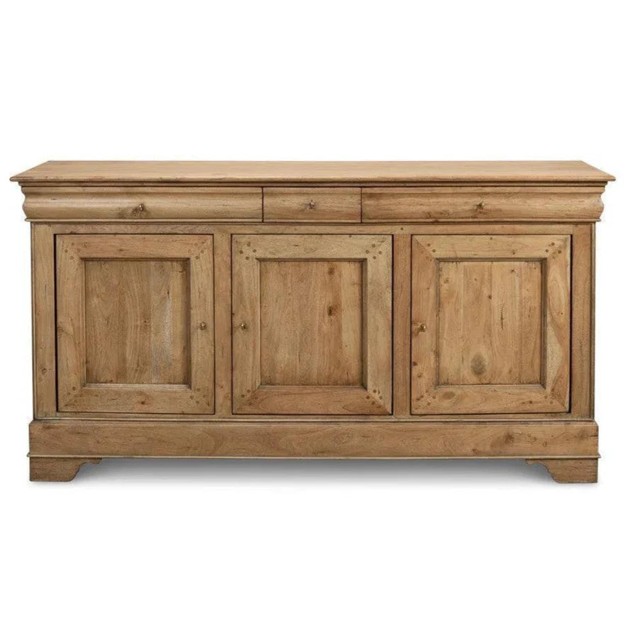 Cafe Au Lait Buffet Driftwood Finish - LOOMLAN - Sarreid - Sideboards
