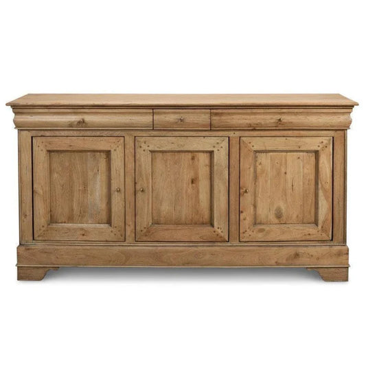 Cafe Au Lait Buffet Driftwood Finish - LOOMLAN - Sarreid - Sideboards
