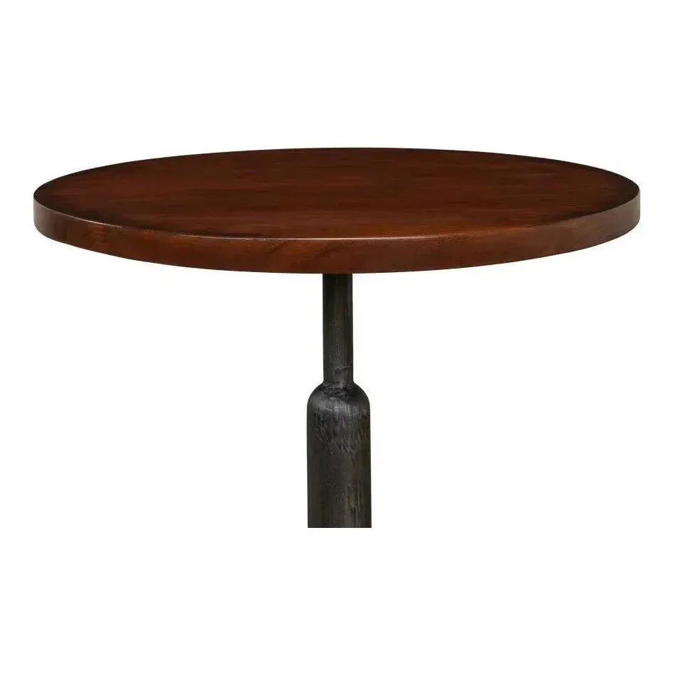 Cafe Round Bistro Table-Dining Tables-Sarreid-LOOMLAN