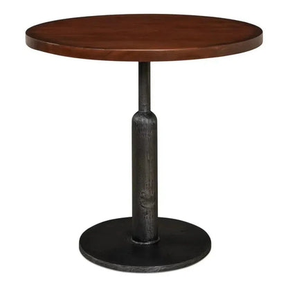 Cafe Round Bistro Table-Dining Tables-Sarreid-LOOMLAN