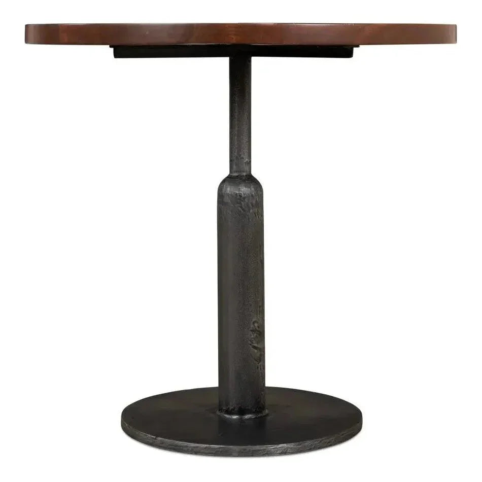 Cafe Round Bistro Table-Dining Tables-Sarreid-LOOMLAN
