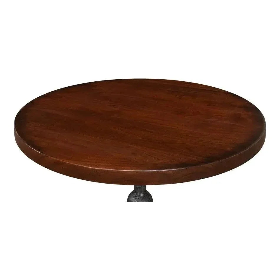 Cafe Round Bistro Table-Dining Tables-Sarreid-LOOMLAN