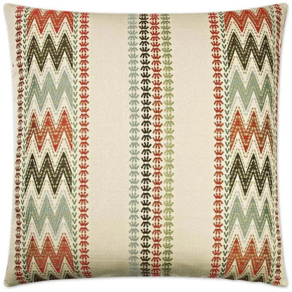 Caftan Multi Color Throw Pillow With Insert - LOOMLAN - D.V. Kap - Throw Pillows