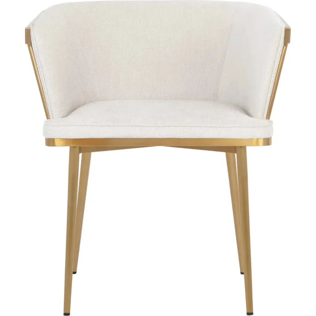Caily Fabric Dining Armchair - LOOMLAN - SUNPAN - Dining Chairs