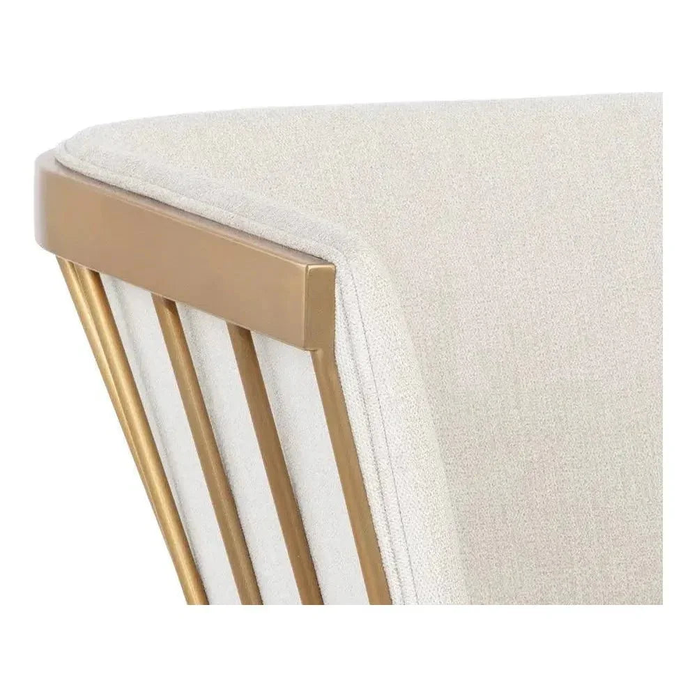 Caily Fabric Dining Armchair - LOOMLAN - SUNPAN - Dining Chairs