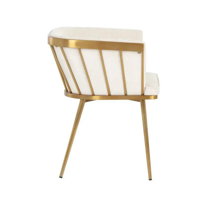 Caily Fabric Dining Armchair - LOOMLAN - SUNPAN - Dining Chairs