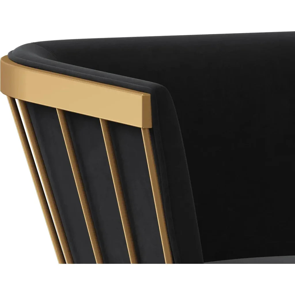 Caily Fabric Dining Armchair - LOOMLAN - SUNPAN - Dining Chairs