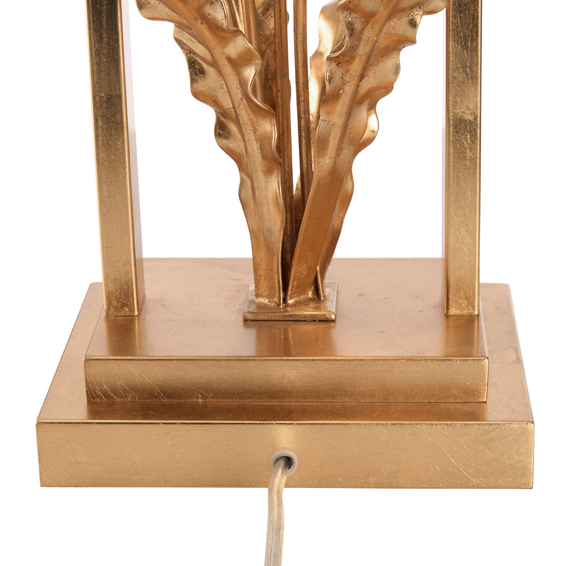 Cain Calla Lily Metal Golden Table Lamp