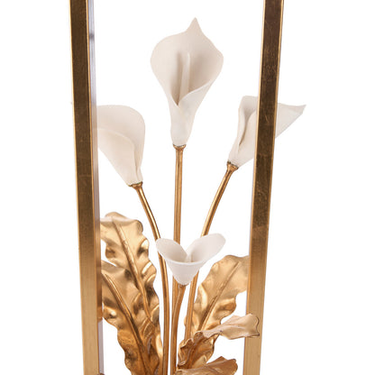 Cain Calla Lily Metal Golden Table Lamp