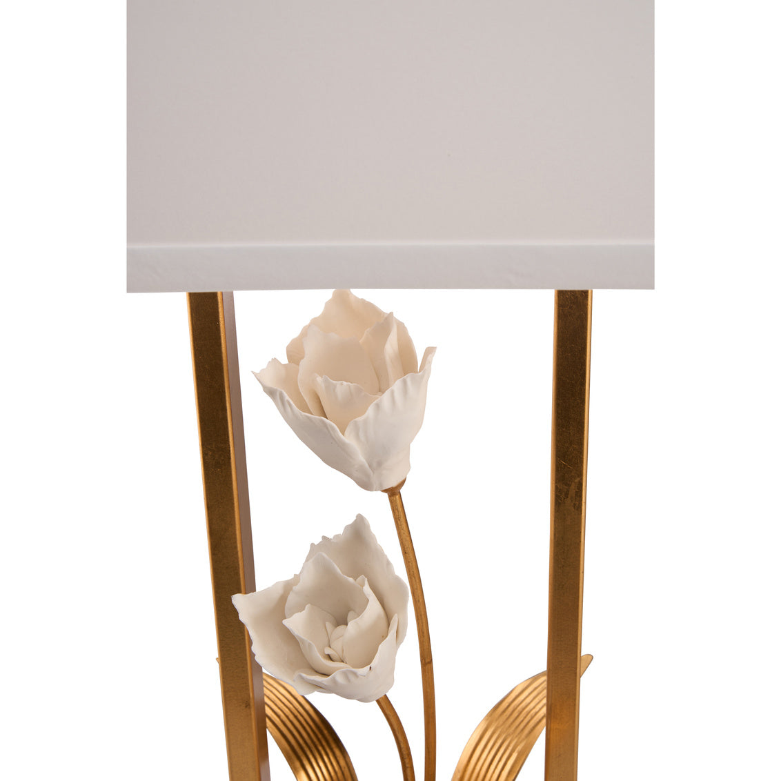 Cain Tulip Metal Golden Table Lamp