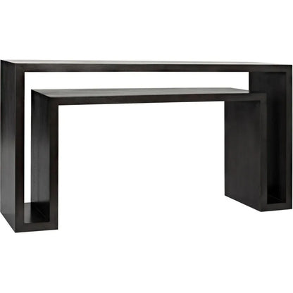 Caine Rectangle Wooden Console Table