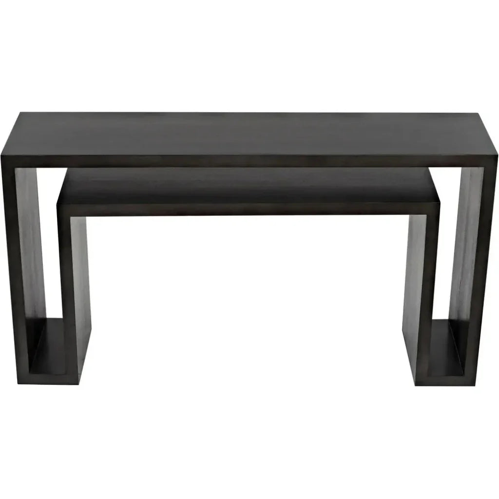 Caine Rectangle Wooden Console Table
