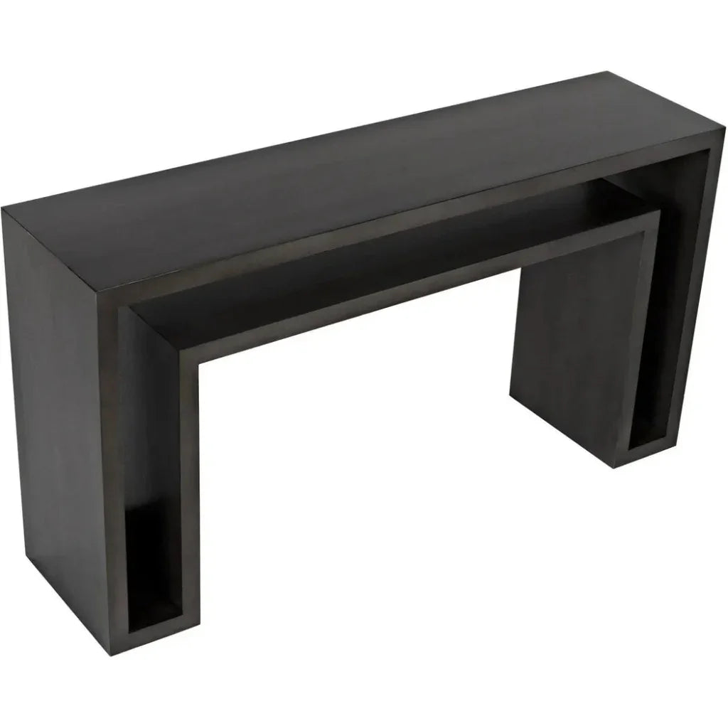 Caine Rectangle Wooden Console Table