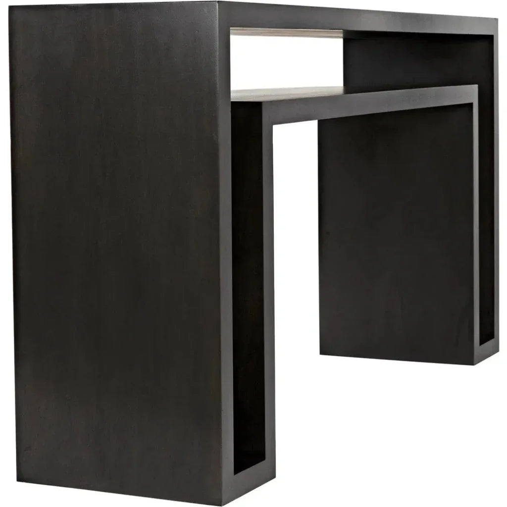 Caine Rectangle Wooden Console Table