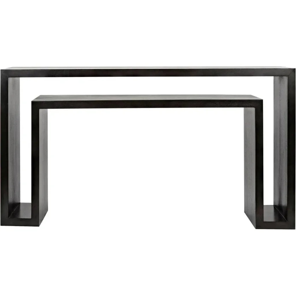 Caine Rectangle Wooden Console Table
