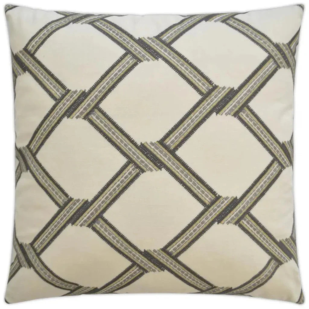 Cairo Graphite Brown Throw Pillow Insert - LOOMLAN - D.V. Kap - Throw Pillows