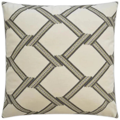 Cairo Graphite Brown Throw Pillow Insert - LOOMLAN - D.V. Kap - Throw Pillows