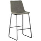 Cal Leather Barstool (Set Of 2) - LOOMLAN - SUNPAN - Bar Stools