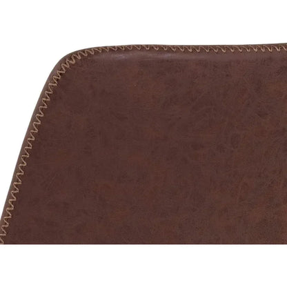 Cal Leather Armless Dining Chair 2PC - LOOMLAN - SUNPAN - Dining Chairs