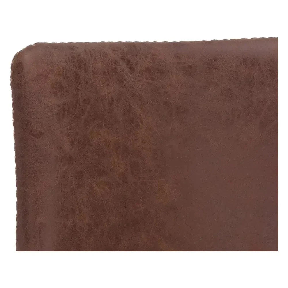 Cal Leather Armless Office Chair-Office Chairs-SUNPAN-LOOMLAN