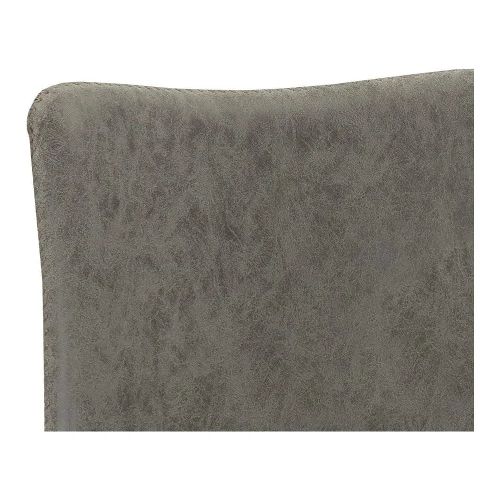 Cal Leather Armless Office Chair-Office Chairs-SUNPAN-LOOMLAN