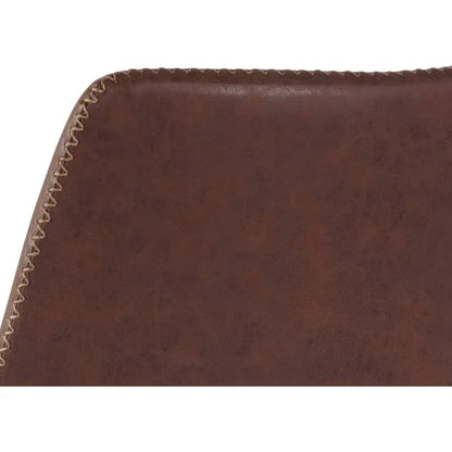 Cal Leather Counter Stool 2PC - LOOMLAN - SUNPAN - Counter Stools