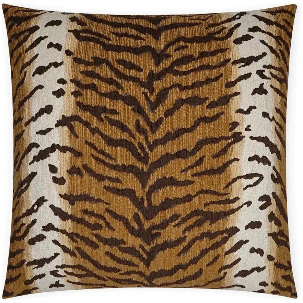 Calabar Animal Taupe Large Throw Pillow Insert - LOOMLAN - D.V. Kap - Throw Pillows