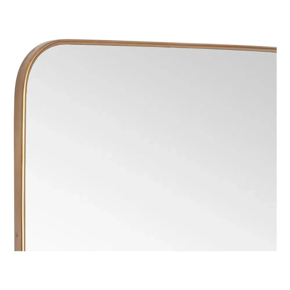 Calabasas Iron Framed Floor Mirror-Floor Mirrors-SUNPAN-LOOMLAN