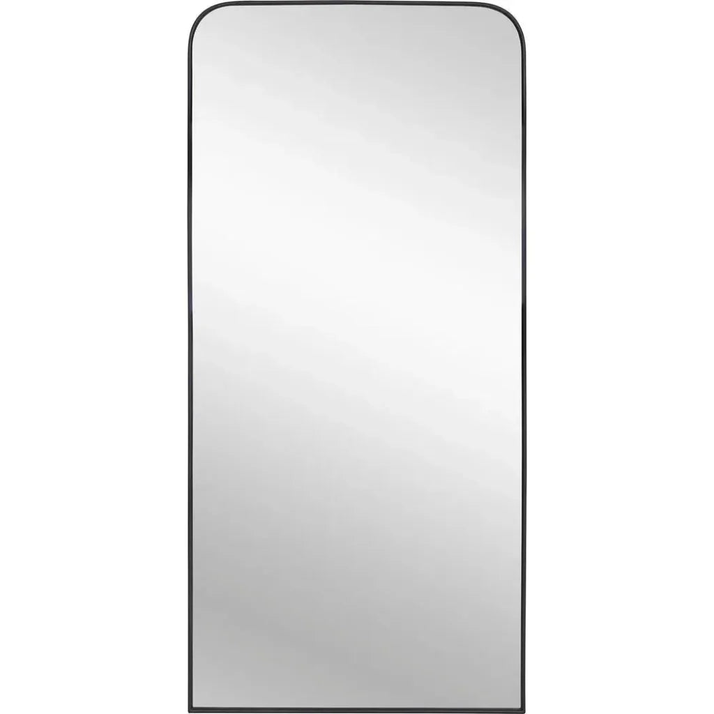 Calabasas Iron Framed Floor Mirror-Floor Mirrors-SUNPAN-LOOMLAN