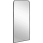 Calabasas Iron Framed Floor Mirror-Floor Mirrors-SUNPAN-Black-LOOMLAN
