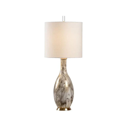 Calacatta Gold Bottle Styled Glass Table Lamp - LOOMLAN - Wildwood - Table Lamps