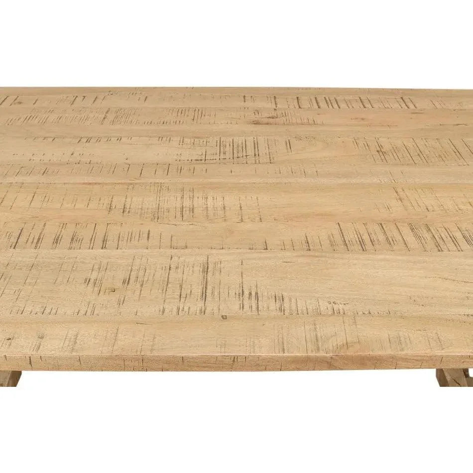 Calambac Driftwood Dining Table Seats 6-Dining Tables-Sarreid-LOOMLAN