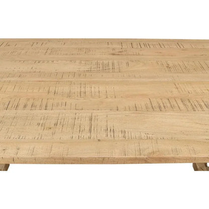 Calambac Driftwood Dining Table Seats 6-Dining Tables-Sarreid-LOOMLAN