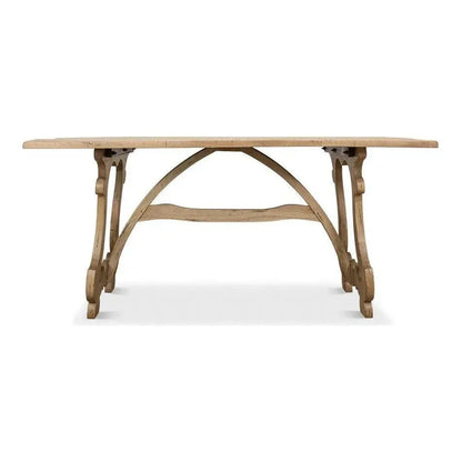 Calambac Driftwood Dining Table Seats 6-Dining Tables-Sarreid-LOOMLAN