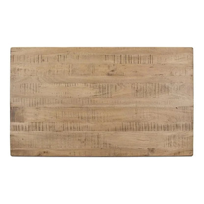 Calambac Driftwood Dining Table Seats 6-Dining Tables-Sarreid-LOOMLAN