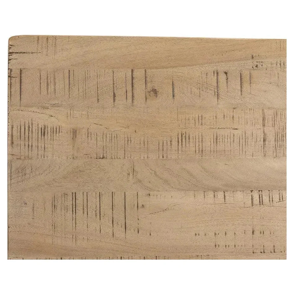 Calambac Driftwood Dining Table Seats 6-Dining Tables-Sarreid-LOOMLAN