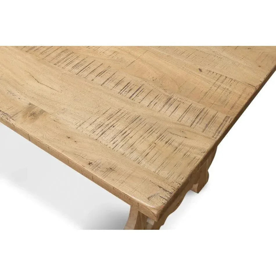Calambac Driftwood Dining Table Seats 6-Dining Tables-Sarreid-LOOMLAN