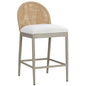 Calandri Fabric Outdoor Counter Stool - LOOMLAN - SUNPAN - Counter Stools