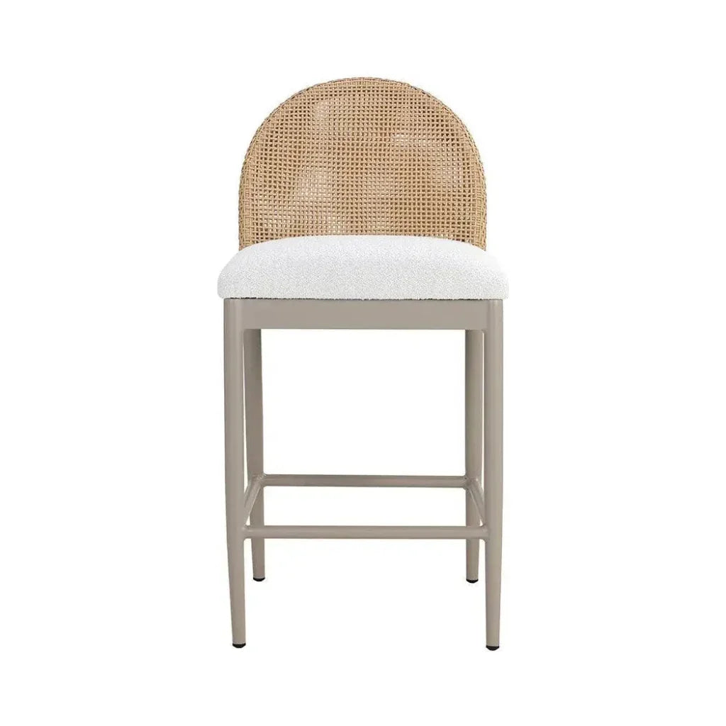Calandri Fabric Outdoor Counter Stool - LOOMLAN - SUNPAN - Counter Stools
