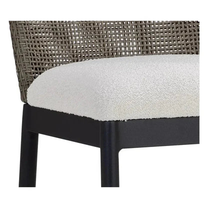 Calandri Fabric Outdoor Counter Stool - LOOMLAN - SUNPAN - Counter Stools