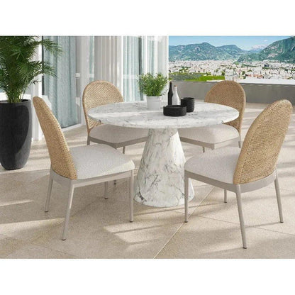 Calandri Fabric Outdoor Dining Chair 2PC-Outdoor Dining Chairs-SUNPAN-LOOMLAN