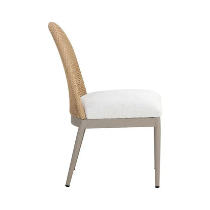 Calandri Fabric Outdoor Dining Chair 2PC-Outdoor Dining Chairs-SUNPAN-LOOMLAN