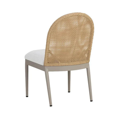 Calandri Fabric Outdoor Dining Chair 2PC-Outdoor Dining Chairs-SUNPAN-LOOMLAN