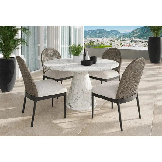 Calandri Fabric Outdoor Dining Chair 2PC-Outdoor Dining Chairs-SUNPAN-LOOMLAN