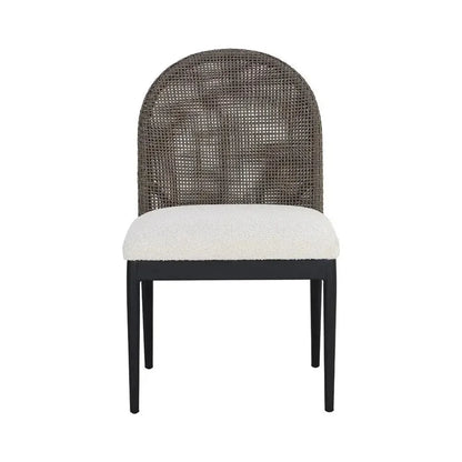 Calandri Fabric Outdoor Dining Chair 2PC-Outdoor Dining Chairs-SUNPAN-LOOMLAN