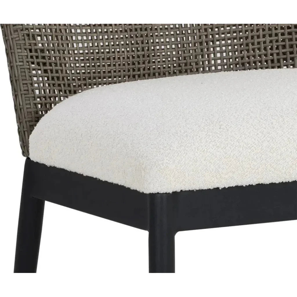 Calandri Fabric Outdoor Dining Chair 2PC-Outdoor Dining Chairs-SUNPAN-LOOMLAN