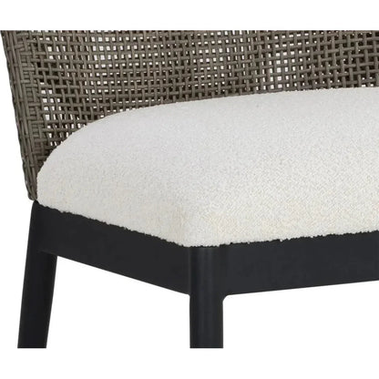 Calandri Fabric Outdoor Dining Chair 2PC-Outdoor Dining Chairs-SUNPAN-LOOMLAN