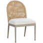Calandri Fabric Outdoor Dining Chair 2PC-Outdoor Dining Chairs-SUNPAN-Natural-Louis Cream-LOOMLAN