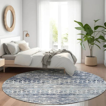 Calandria Blue Washable Indoor - Outdoor Rug - LOOMLAN - LOOMLAN Rugs - Outdoor Rugs