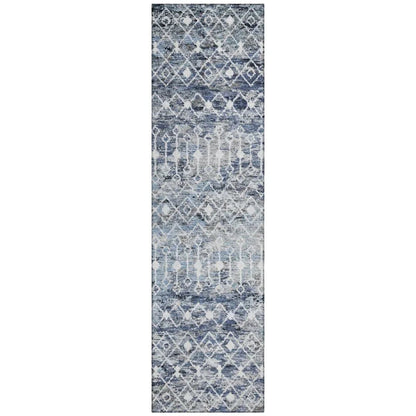 Calandria Blue Washable Indoor - Outdoor Rug - LOOMLAN - LOOMLAN Rugs - Outdoor Rugs